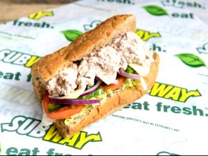 1 Serving Tuna & Cheese Sub 6 İnch