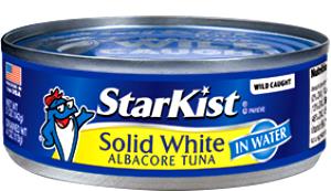 1 Serving Tuna Solid White In Water