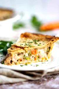 1 Serving Turkey Pot Pie, White Flour