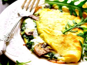 1 Serving Turkey & Spinach Omelet