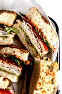 1 Serving Tuscan Turkey On Rosemary Parmesan - Regular W/ Cheese & Dressing