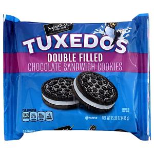 1 Serving Tuxedos Double Creme Cookies