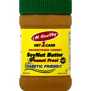 1 Serving Unsweetened Chunky Net 1 Carb Soynut Butter