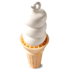 1 Serving Vanilla Cone - Medium