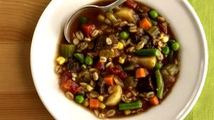 1 Serving Vegetable Beef Barley Soup (Low Fat) - Large