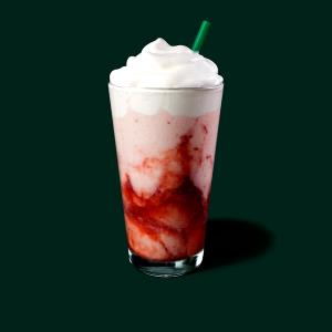 1 Serving Venti - Strawberries & Creme Frappuccino Blended Creme - Whip - Soy (CD) Milk