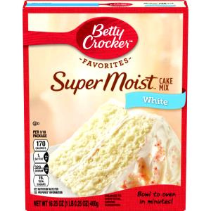 1 Serving White Cake Mix