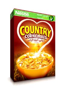 1 serving with 125ml skimmed milk (30 g) Country Corn Flakes