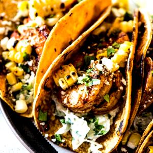 1 serving Wood-Grilled Shrimp Tacos