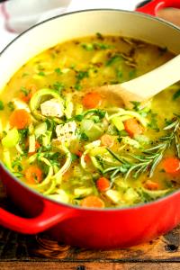 1 Serving Zucchini Chicken Soup