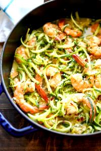 1 serving Zucchini Shrimp Scampi (Regular)