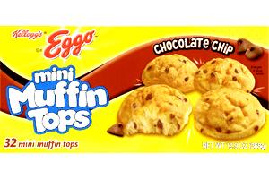 1 set of 4 (46 g) Chocolate Chip Mini Muffin Tops