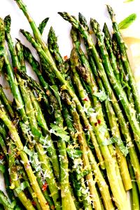 1 side Asparagus & Garlic Roasted Tomatoes