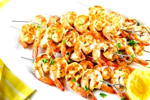 1 skewer (5 shrimp) (3 oz) Grilled Shrimp