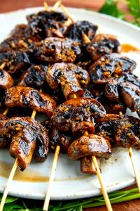 1 skewer Grilled Mushroom Skewer