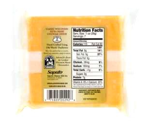 1 Slice (1 Oz) American or Cheddar Type Processed Cheese