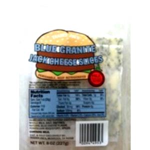 1 slice (1 oz) Blue Granite Jack Cheese Slices