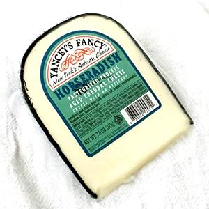 1 slice (1 oz) New York State Aged Cheddar Cheese with Horseradish