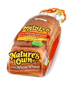 1 Slice 100% Natural, 100% Whole Grain Whole Wheat Bread