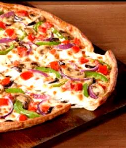 1 Slice 12" Medium Hand-Tossed Style Pizza Veggie Lover