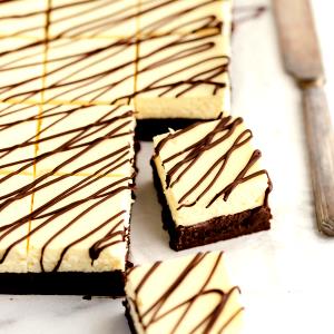 1 slice (120 g) Brownie Cheesecake