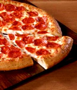 1 slice (121 g) Pepperoni Original Crust Pizza (Large)