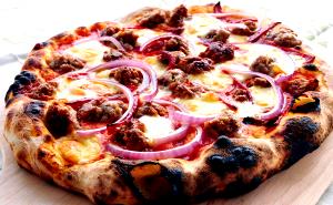 1 Slice 14" Large Hand-Tossed Style Pizza Italian Sausage & Red Onion