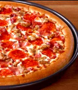 1 Slice 14" Large Pan Pizza Meat Lover