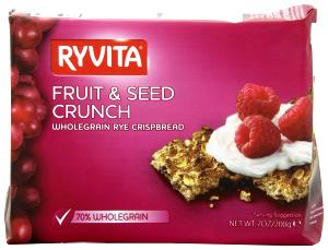 1 slice (15 g) Fruit and Seed Crunch with Honey Crispbread