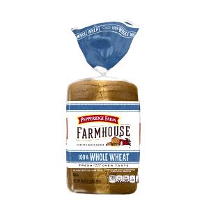 1 slice (1.5 oz) Farmhouse Soft 100% Whole Wheat Bread