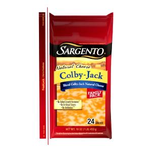 1 slice (19 g) Deli Sliced Colby & Monterey Jack Cheese