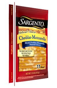 1 slice (19 g) Natural Blends - Cheddar-Mozzarella Cheese Slices