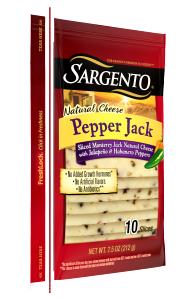 1 slice (19 g) Sliced Pepper Jack Cheese