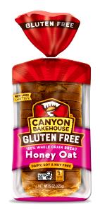 1 slice (2 oz) Gluten Free Honey Oat Bread