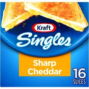 1 slice (21 g) Singles Sharp Cheddar Cheese Slices