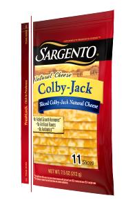 1 slice (21 g) Sliced Colby Jack Cheese