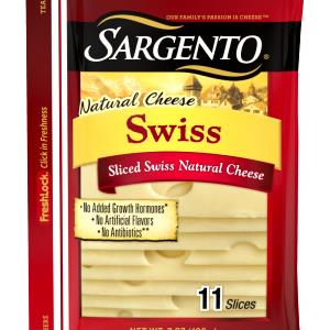 1 slice (21 g) Sliced Swiss Cheese