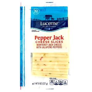 1 Slice (21.0 G) Pepper Jack Cheese, Lucerne