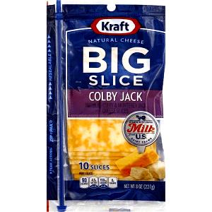 1 slice (22 g) Colby & Monterey Jack Cheese