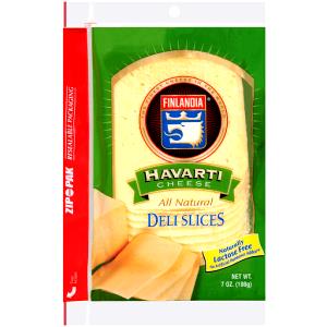 1 slice (22 g) Imported Havarti Cheese Natural Deli Slices