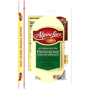 1 slice (23 g) Reduced Fat Provolone Cheese