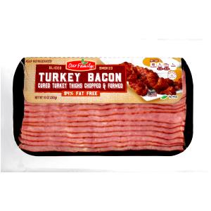 1 slice (28 g) 94% Fat Free Turkey Bacon