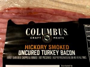 1 slice (28 g) Hickory Smoked Uncured Turkey Bacon