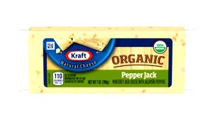 1 slice (28 g) Organic Pepper Jack Cheese