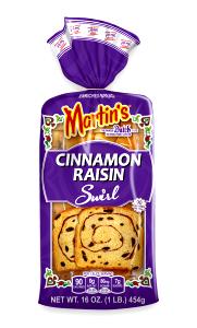 1 slice (32 g) Cinnamon Raisin Butter Bread