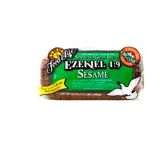 1 slice (34 g) Ezekiel 4:9 Sesame Sprouted Whole Grain Bread