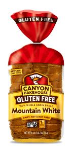 1 slice (36.4 g) Gluten Free Mountain White