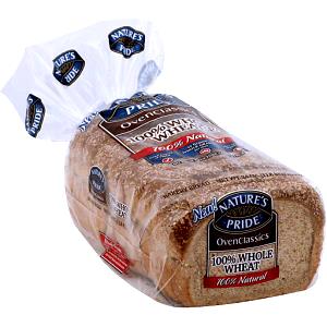 1 slice (38 g) Smooth Texture 100% Whole Wheat Bread