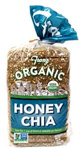 1 slice (40 g) Organic Honey Chia Bread