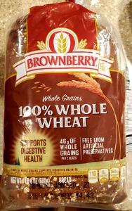 1 slice (43 g) 100% Whole Grain Fiber Bread Whole Wheat